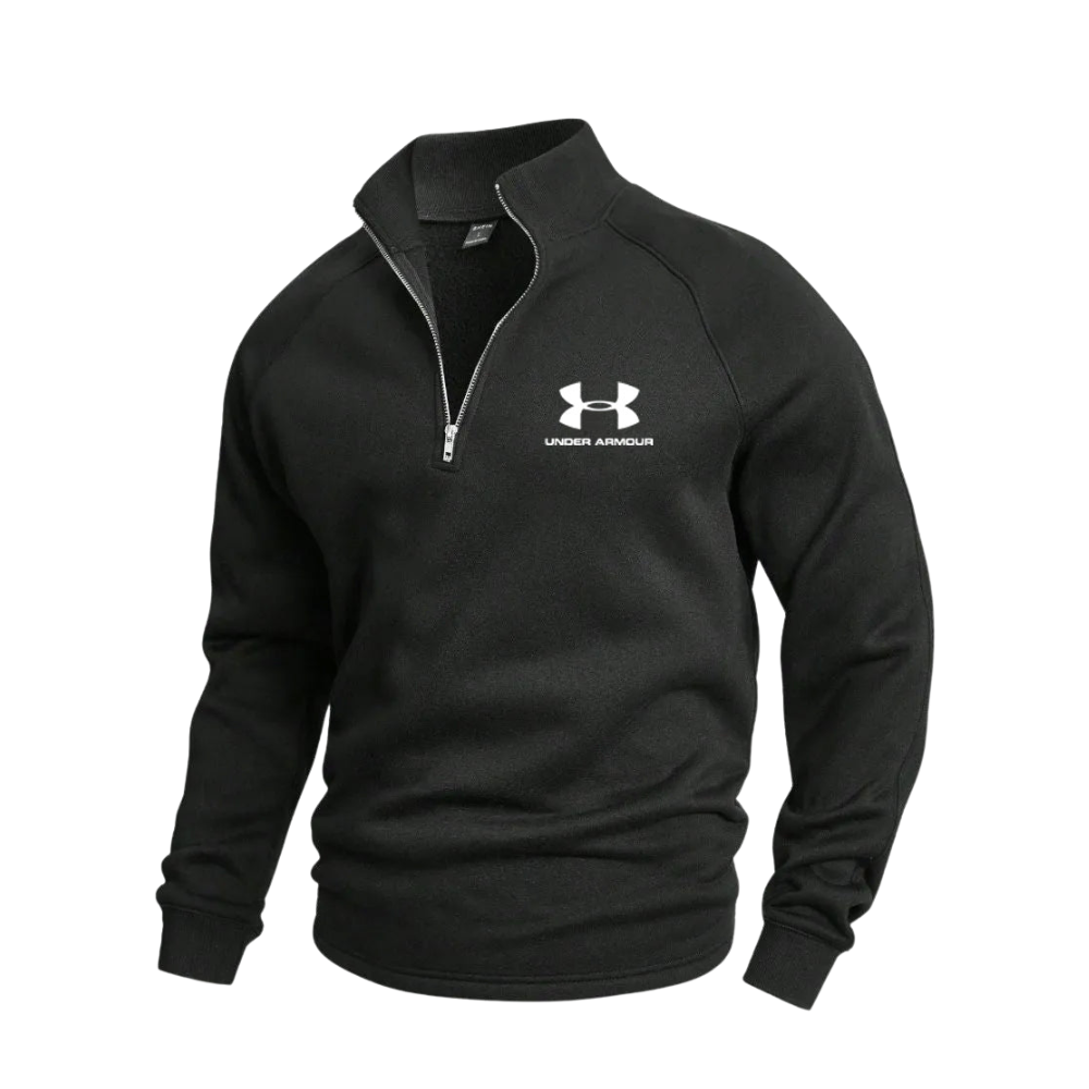Cotton Half Zip Jumper