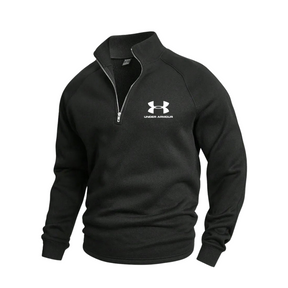 Cotton Half Zip Jumper