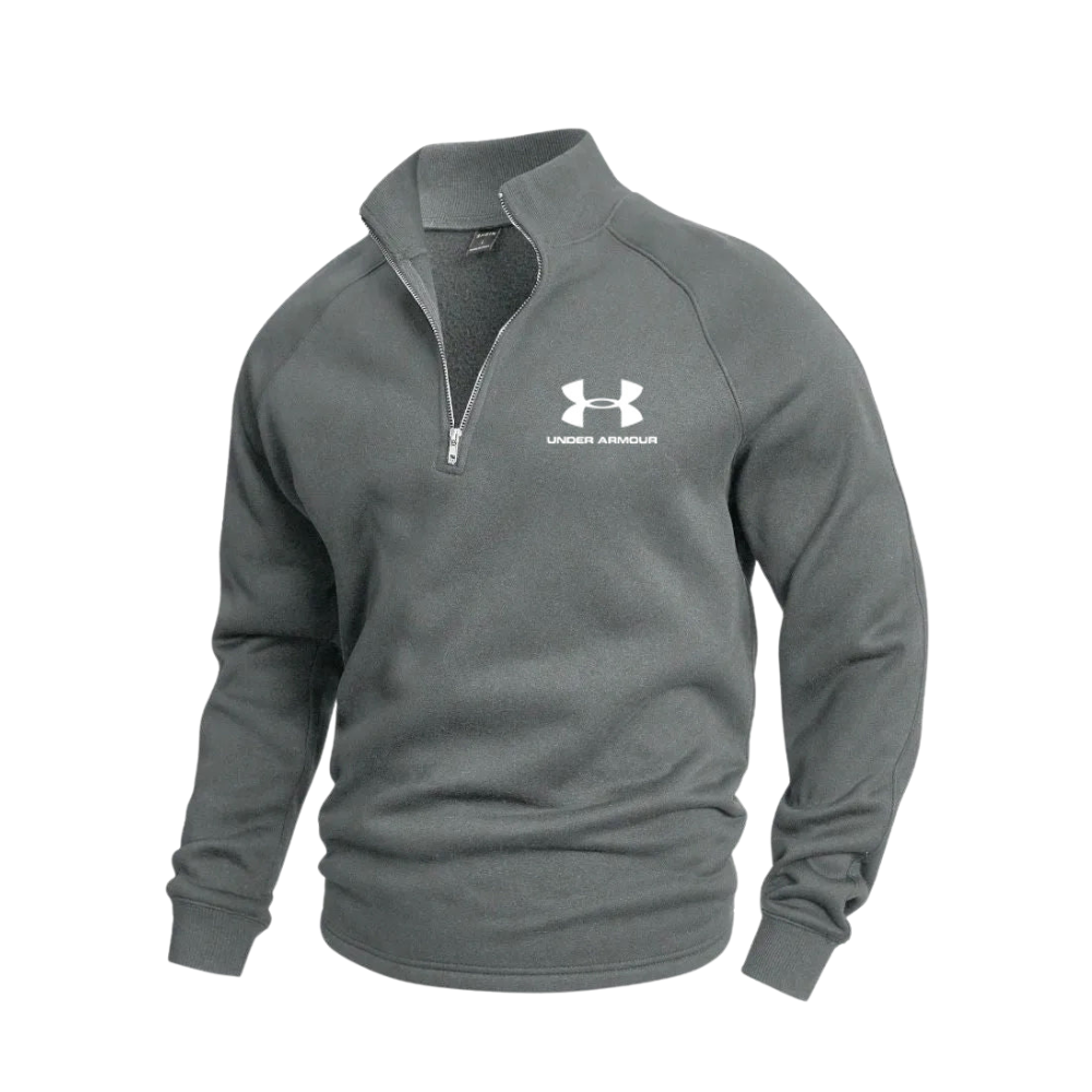 Cotton Half Zip Jumper