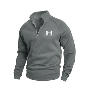 Cotton Half Zip Jumper