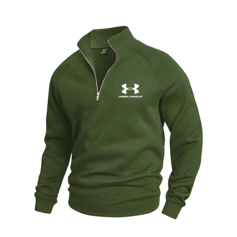 Cotton Half Zip Jumper