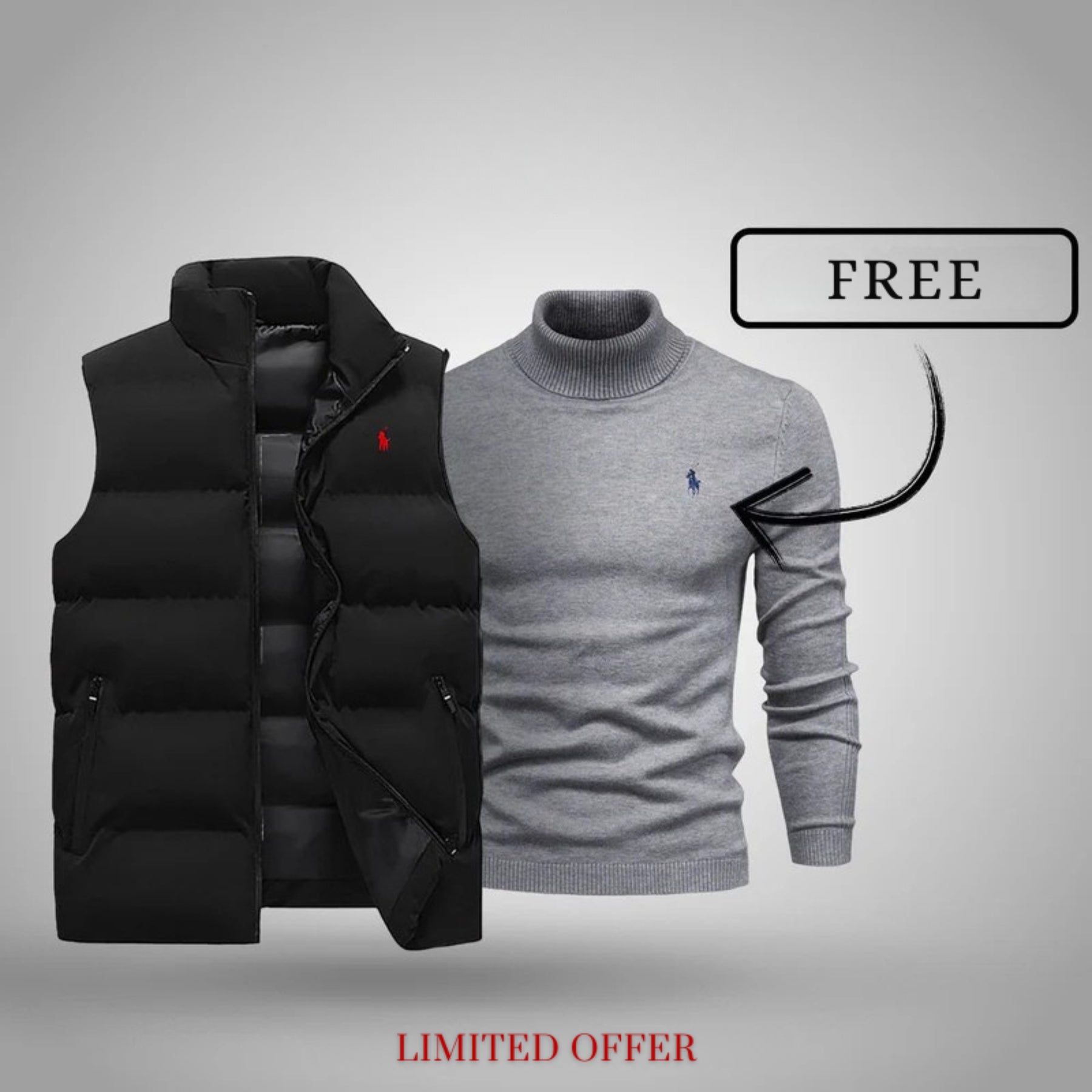 Men’s Aspen Vest + Free Jumper (Clearance)