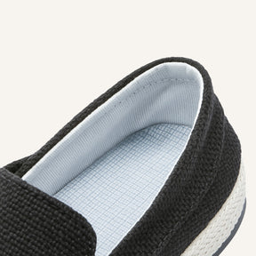 Men's Woven Slip-On Loafer – Nattuli black
