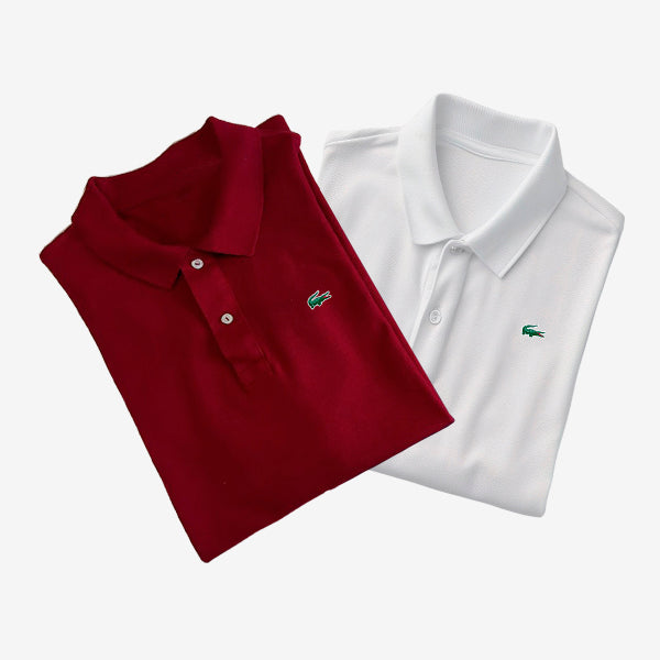 Set of 2 Essential Polos P (2-Pieces)