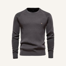 Sueter Masculino Pesson Nollan Texturizado Cinza Escuro