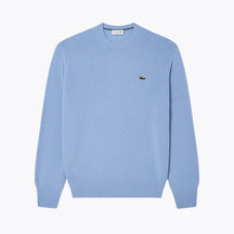 Carded Wool Crew Neck Sweater